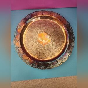 Stunning Silver Decor Serving Plate